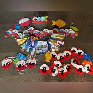 O-fish-ally ONE birthday decorations!